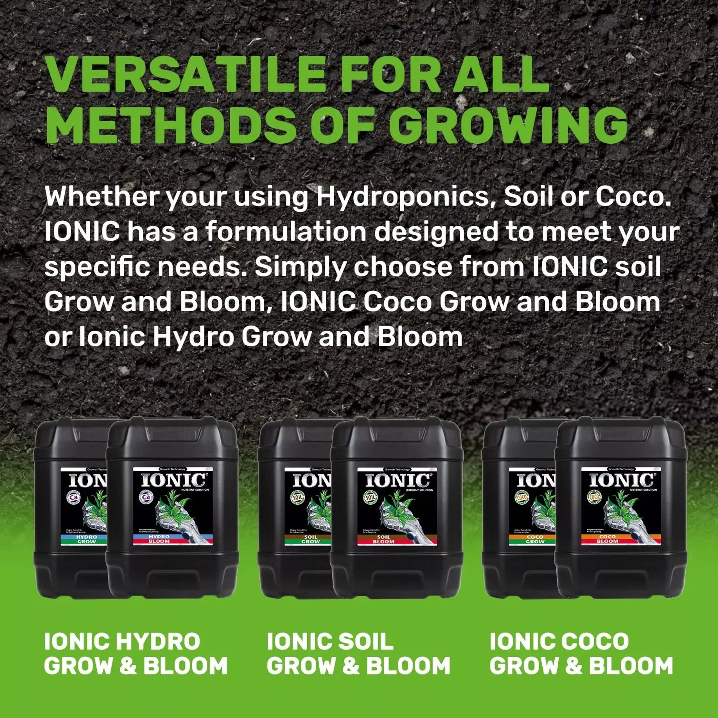 Ionic Hydro Grow (1L, 5L or 20L)