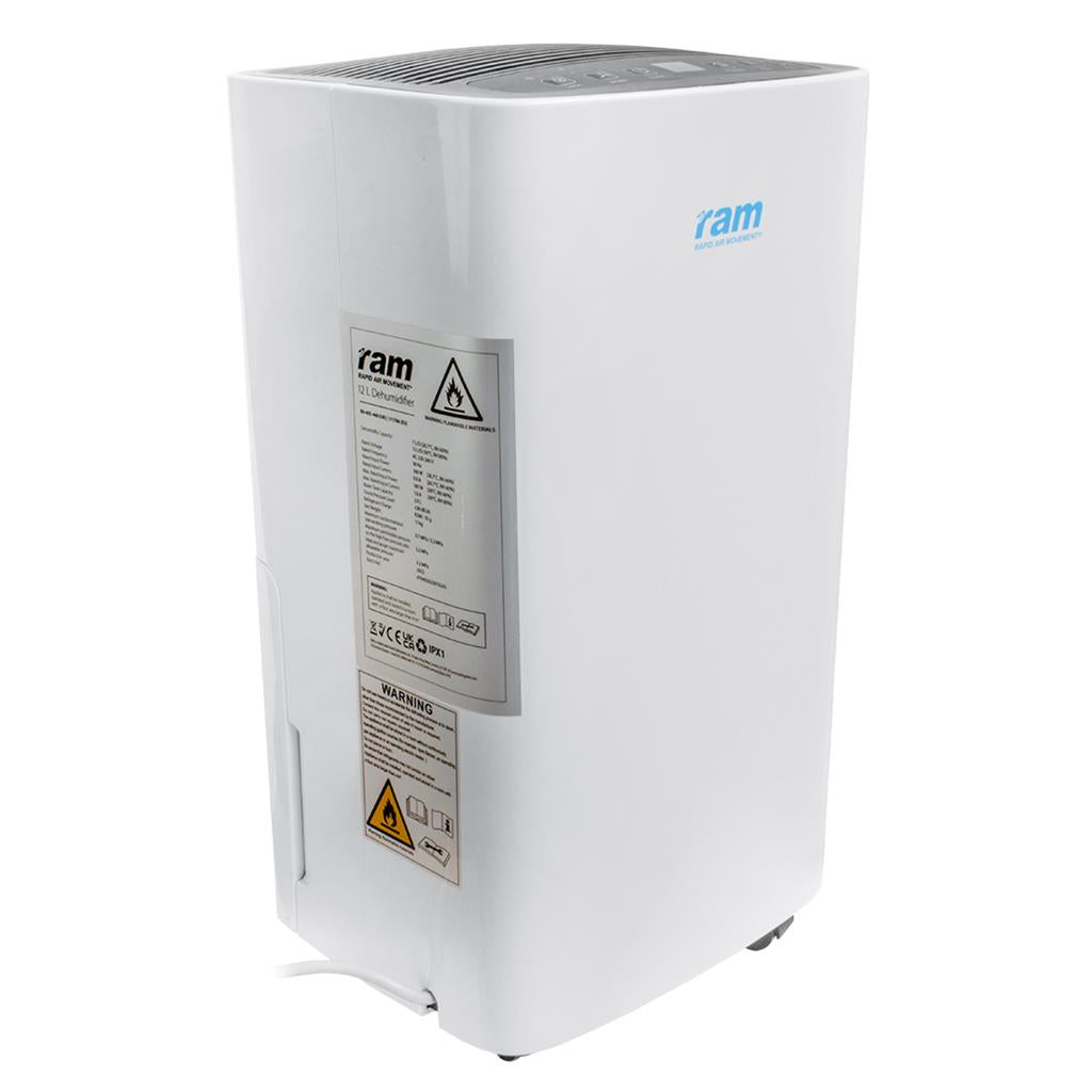 RAM 12L DEHUMIDIFIER - 12L/DAY