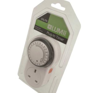 LUMII 24 Hour Heavy Duty Timer with UK Plug